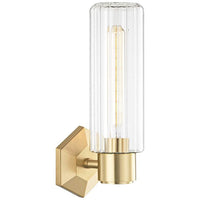Hudson Valley Roebling 14 3/4" High Aged Wall Sconce