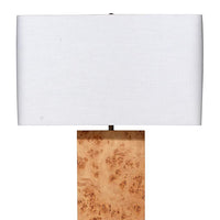 Jamie Young Parallel Natural Burl Wood Floor Lamp