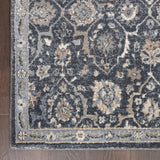 Mila Kunis Collection - Navy Floral Soft Area Rug