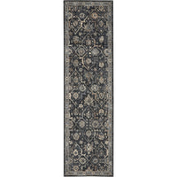 Mila Kunis Collection - Navy Floral Soft Area Rug