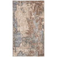 Vintage Abstract Grey Beige Soft Area Rug