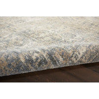 Mila Kunis Ivory/Slate Vintage Persian Soft Area Rug
