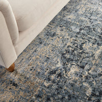 Mila Kunis Ivory/Slate Vintage Persian Soft Area Rug