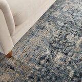 Mila Kunis Ivory/Slate Vintage Persian Soft Area Rug