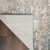 Mila Kunis Ivory/Slate Vintage Persian Soft Area Rug
