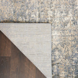 Mila Kunis Ivory/Slate Vintage Persian Soft Area Rug