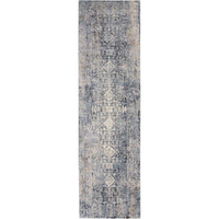 Mila Kunis Ivory/Slate Vintage Persian Soft Area Rug