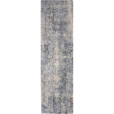 Mila Kunis Ivory/Slate Vintage Persian Soft Area Rug