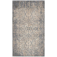 Mila Kunis Ivory/Slate Vintage Persian Soft Area Rug