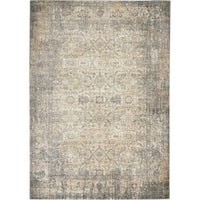 Mila Kunis Ivory/Slate Vintage Persian Soft Area Rug