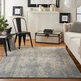 Sahara Ivory Slate Rustic Soft Area Rug