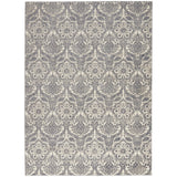 Sahara Ivory Silver Transitional Soft Area Rug