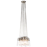 Kichler Brinley 12" Wide Brushed 6-Light Mini Pendant