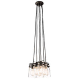 Kichler Brinley 12" Wide Brushed 6-Light Mini Pendant
