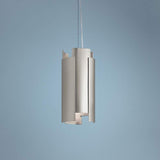 Kichler Moderne 5 1/2" Wide Satin Nickel LED Mini Pendant