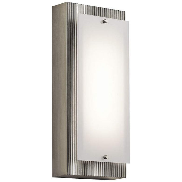 Kichler Vego 12" High Brushed Nickel LED Wall Sconce