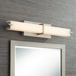 Kichler Zel 25 3/4" Wide Brushed Nickel Modern Linear LED Bath Light