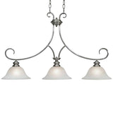 Lancaster 36" Wide Pewter Kitchen Island Light Pendant