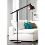 Latina Oil Rubbed Bronze Metal Adjustable Floor Lamp