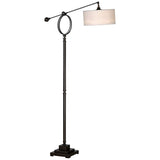 Levisa Dark Bronze Adjustable Floor Lamp by Uttermost