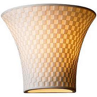 Limoges Collection Checkerboard 6 3/4" High Wall Sconce