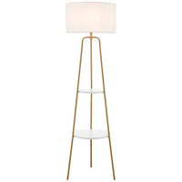 Lite Source Patterson Floor Lamp With Shelves