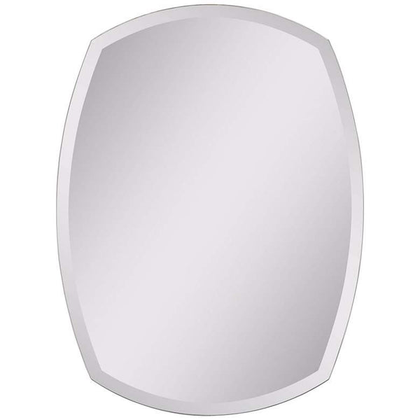 Rounded Rectangle Frameless 32" High Wall Mirror