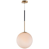 Maxim Vesper 11 3/4" Wide Satin Brass Modern Orb Mini Pendant