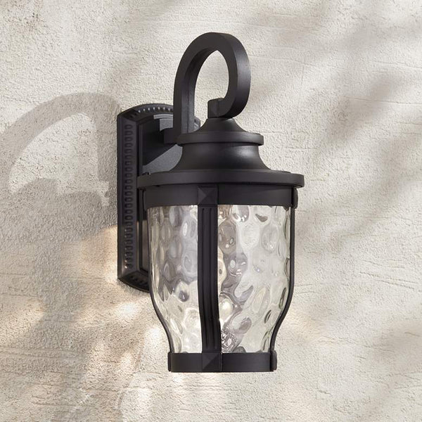 Merrimack 16 1/4" High Black LED Outdoor Wall Light