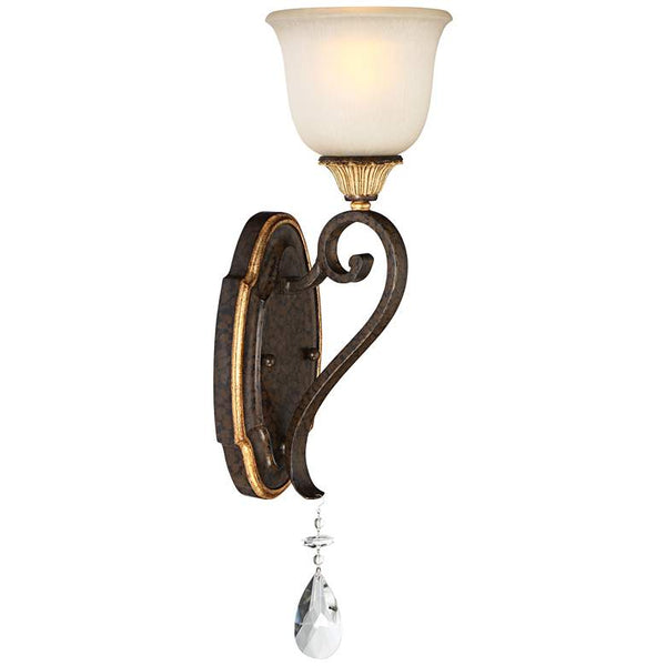 Metropolitan Chateau Nobles 21 3/4"W Bronze Wall Sconce