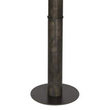 Michael Berman Brut Bronze Metal Column Floor Lamp