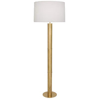 Michael Berman Brut Modern Brass Metal Column Floor Lamp