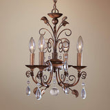 Minka Lavery Belcaro Walnut 12 1/2" Wide 4-Light Mini Chandelier