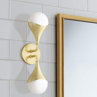 Mitzi Ariana 18 1/2" High 2-Light Aged LED Wall Sconce