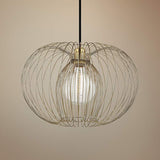 Mitzi Jasmine 17" Wide Polished Brass Pendant Light