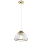 Mitzi Maya 9" Wide Aged Brass Mini Pendant