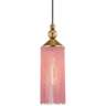 Mitzi Scarlett 5" Wide Gold Leaf and Black Mini Pendant