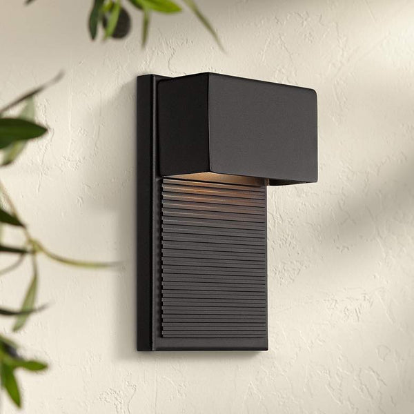 Modern Forms Hiline Black 8" High Dark Sky Modern LED Outdoor Light