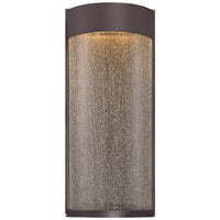 Modern Forms Rain 16" High Bronze LED Outdoor Wall Light