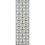 Baja Anchors Indoor Outdoor Rug Ivory