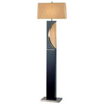 Nova Lighting Half Moon Modern Wood Night Light Floor Lamp