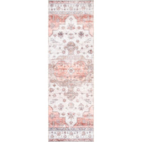 Banks Machine Washable Faded Vintage Area Rug