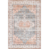 Banks Machine Washable Faded Vintage Area Rug