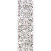 Brielle Machine Washable Vintage Medallion Area Rug