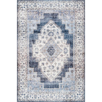 Dania Machine Washable Medallion Area Rug