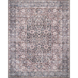 Darcey Machine Washable Traditional Floral Medallion Area Rug