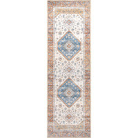 Elowyn Machine Washable Medallion Area Rug