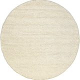 Handmade Braided Wool Off-white Soft Area Rugs