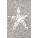 Handmade Indoor/ Outdoor Coastal Starfish Soft Area Rug