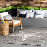 Handmade Indoor/ Outdoor Coastal Starfish Soft Area Rug